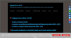 Desktop Screenshot of agopunturaocchi.it